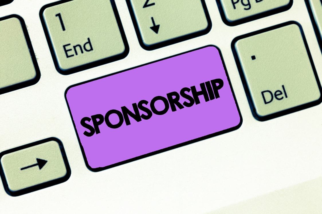 Text sign showing Sponsorship. Conceptual photo Position of being a sponsor Give financial support for activity